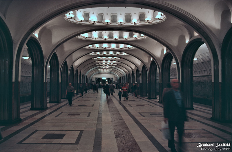 Moscow Metro 1985 - Bernhard Saalfeld